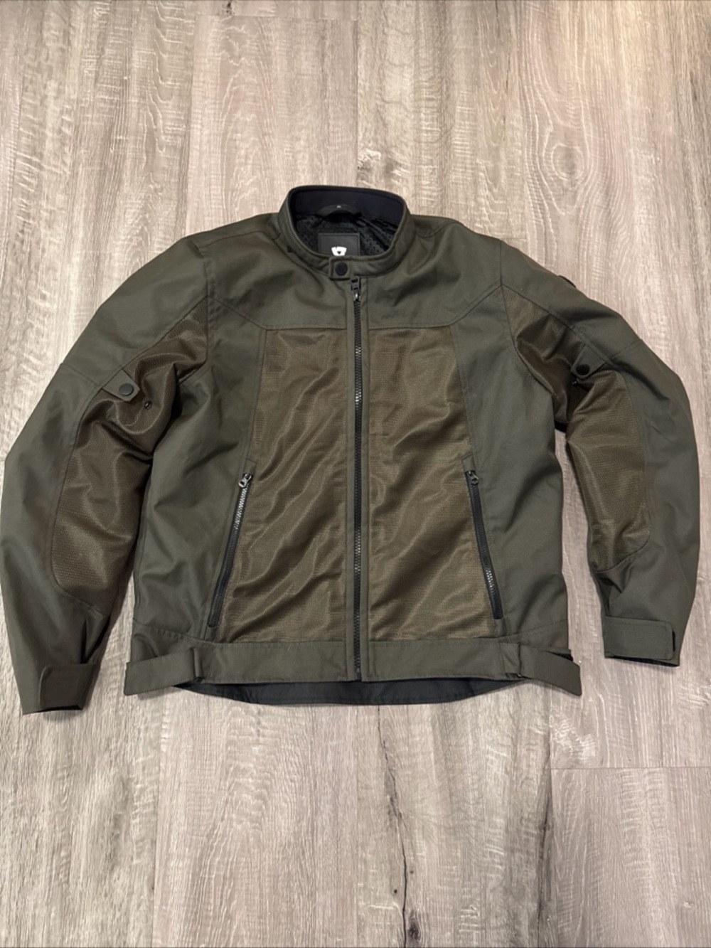 REV’IT! Eclipse 2 FJT330 Men’s XL Mesh Motorcycle Riding Jacket NWT Olive Green